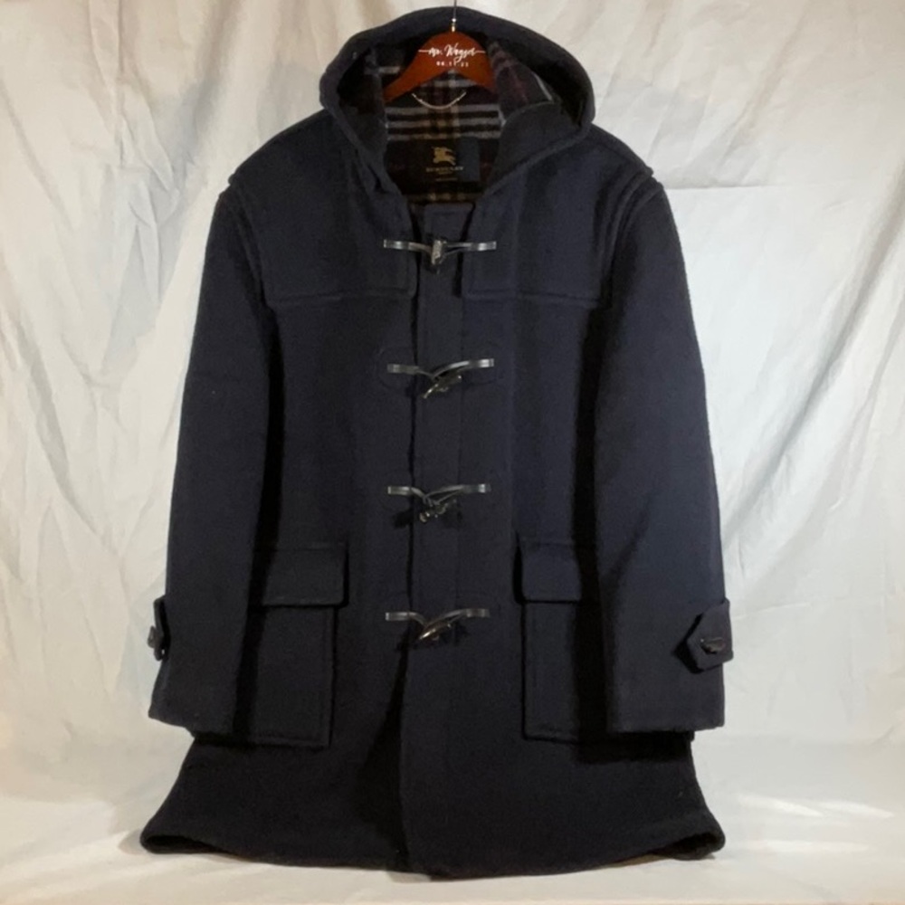 Burberry Navy Duffle Coat